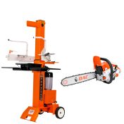 Pachet Expertul Lemnului -  Despicator DLV 900 + Motoferastrau DAC 456 RS