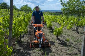 Utilaj multifunctional RURIS 7800CRT + roti cauciuc 4.00-8 + sistem de cosit 7800CRT 7 CP