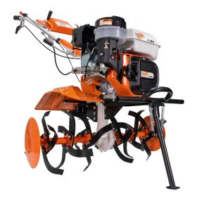 Motosapatoare RURIS 731ACC3 + roti cauciuc 5.00-8+rarita+plug+adaptor+dispozitiv scos cartofi+roti metalice 400 fara manicot+cultivator+remorca RURIS 550S 8.5 CP