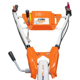 Motosapatoare RURIS 731ACC3 + roti cauciuc 5.00-8+rarita+plug+adaptor+dispozitiv scos cartofi+roti metalice 400 fara manicot+cultivator+remorca RURIS 550S 8.5 CP