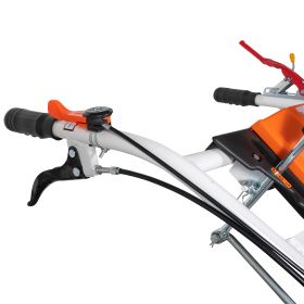 Motosapatoare  RURIS 918K + roti cauciuc 6.00-12+rarita 18 CP