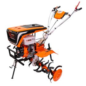 Motosapatoare RURIS 915ACC + roti cauciuc 5.00-12+rarita+plug reversibil rev2+roti metalice 500 15 CP