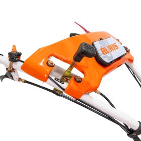 Motosapatoare RURIS 751KS+ roti cauciuc 5.00-10+rarita+plug reversibil rev1+roti metalice 400 fara manicot 9.5 CP