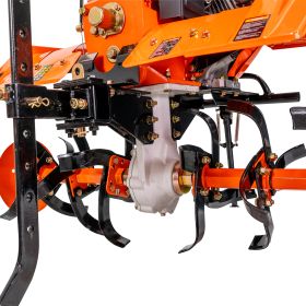 Motosapatoare RURIS 751KS+ roti cauciuc 5.00-10+rarita+plug reversibil rev1+roti metalice 400 fara manicot 9.5 CP