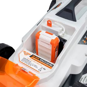 Masina de tuns gazon pe Acumulator RURIS RXI 3324e