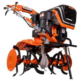 Motosapatoare RURIS 732ACC + roti cauciuc 5.00-8+rarita+plug+adaptor+dispozitiv scos cartofi+roti metalice 400 fara manicot+cultivator 8.5 CP