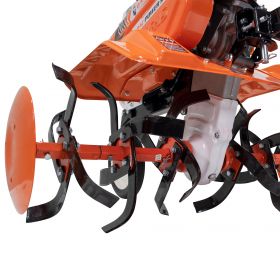 Motosapa DAC 7000 K PILOT+ roti cauciuc 4.00-8 + Remorca RURIS 450S 7CP