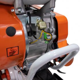 Motosapa DAC 7000 K PILOT+ roti cauciuc 4.00-8 + Remorca RURIS 450S 7CP