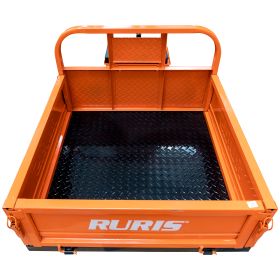 Motosapa DAC 7000 K PILOT+ roti cauciuc 4.00-8 + Remorca RURIS 450S 7CP