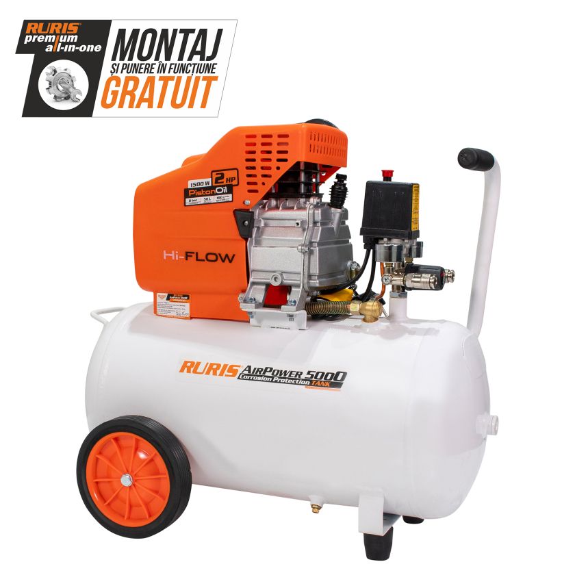 Compresor Ruris AirPower 5000 1500 W 50 L