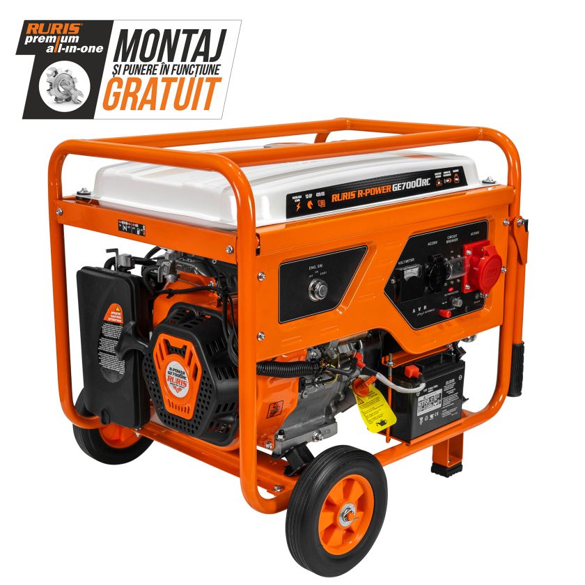 Generator curent RURIS R-Power GE 7000 RC 13 CP Monofazat - 6.5 kW