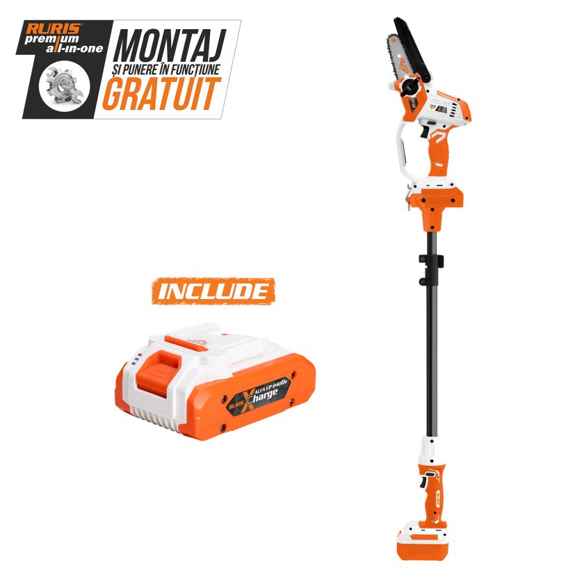 Electroferastrau telescopic pe acumulator RURIS 1424e Power Alfa UP {contine acumulator 2400e x-charge}